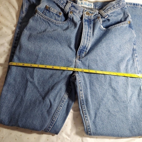 𝅺LA Blues Women's Jeans, Light Wash, Size 6 Slim Fit - Picture 7 of 12